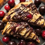 Chocolate Covered Cherry Scones