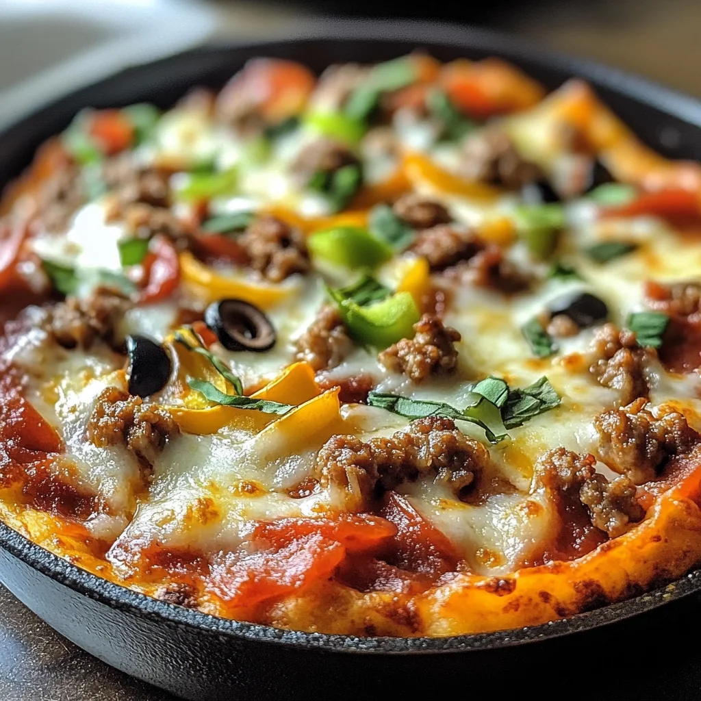Low Carb Pizza Skillet