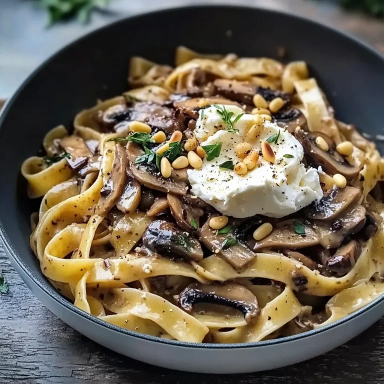 Balsamic Wild Mushroom Pasta