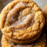 Chewy Pumpkin Snickerdoodle Cookies