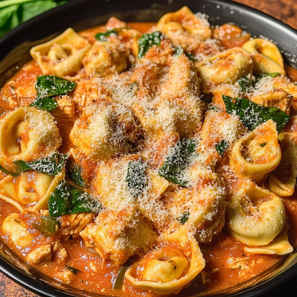CrockPot Chicken Tortellini