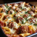 Dump-and-Bake Meatball Casserole