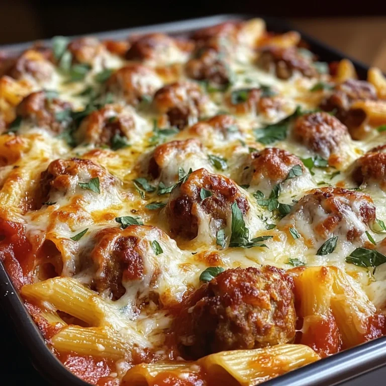 Dump-and-Bake Meatball Casserole