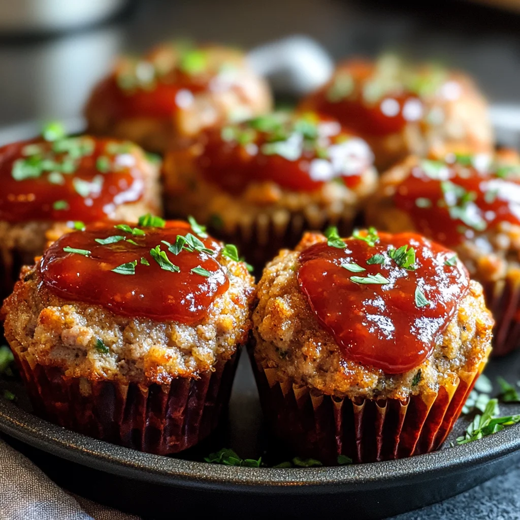 High Protein Mini Meatloaf Muffins