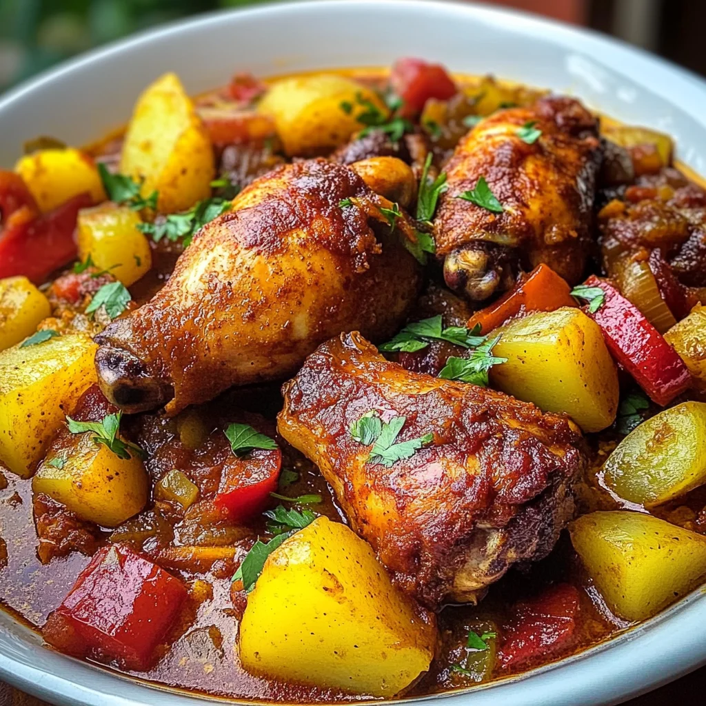 Pollo Guisado Puerto Rican Recipe