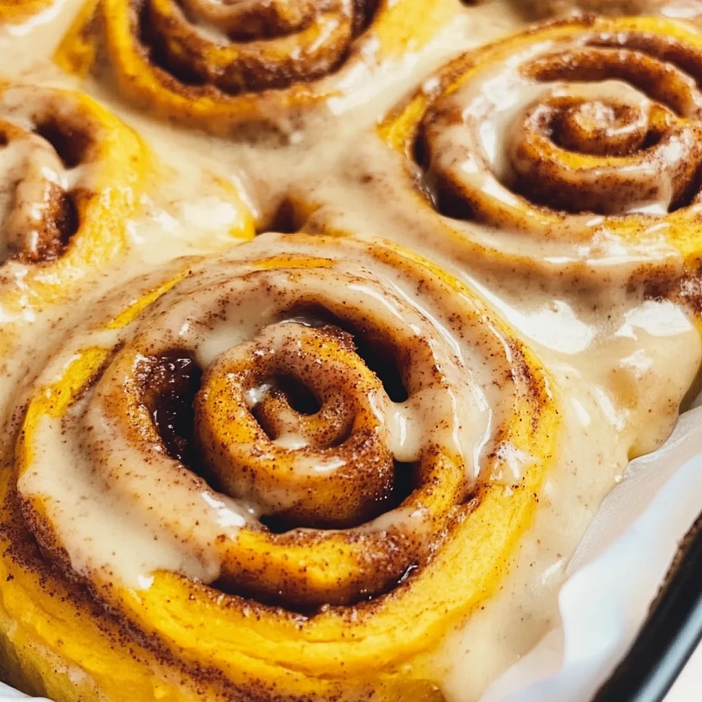 Pumpkin Cinnamon Rolls