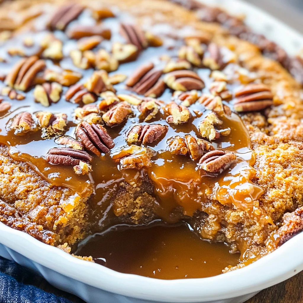 Pumpkin Pecan Cobbler