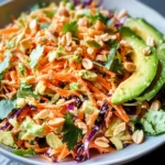 Shredded Thai Salad with Avocado