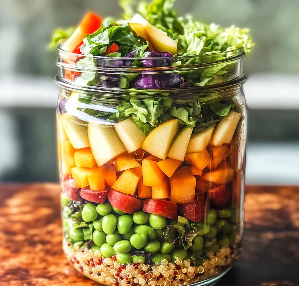 Six Healthy Mason Jar Salads