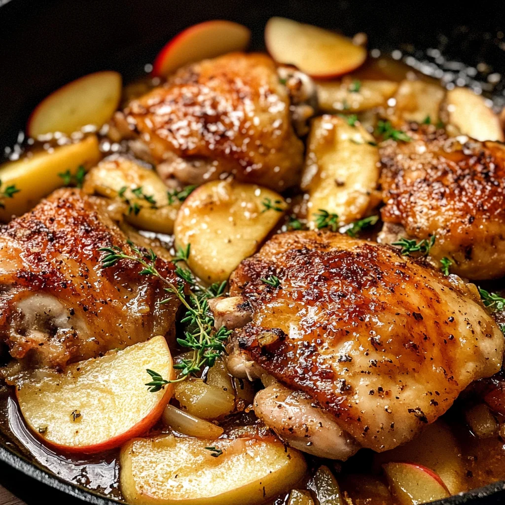 Skillet Apple Cider Chicken