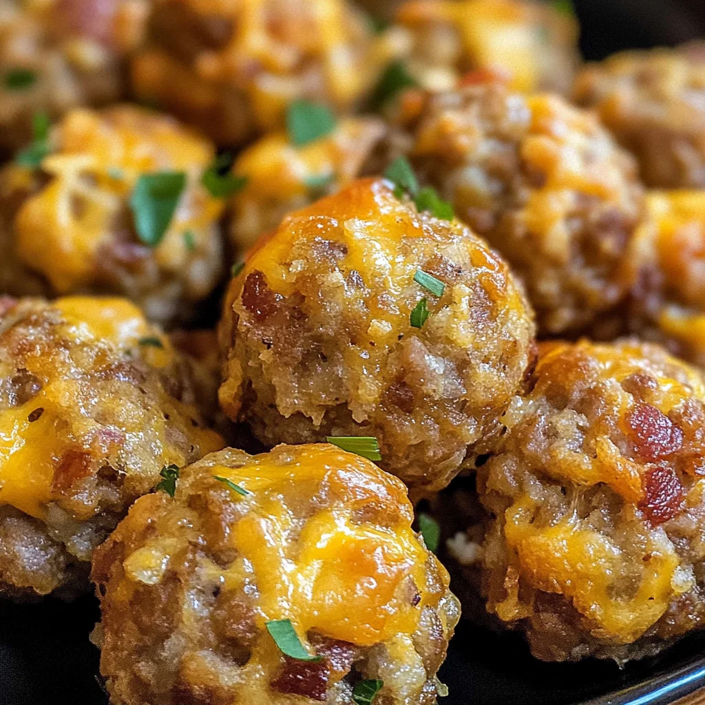 Stuffing Balls with Sausage