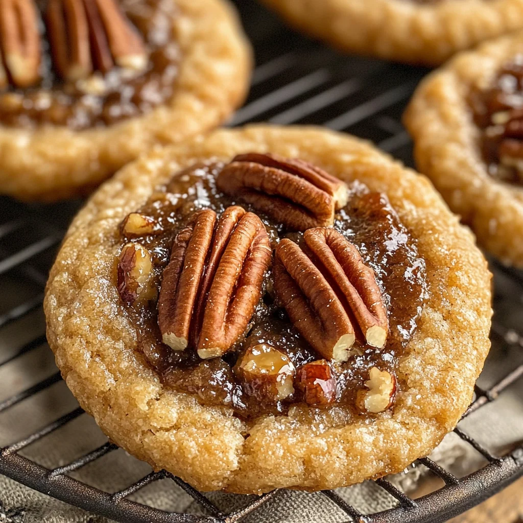 Vegan Pecan Pie Cookies