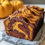 Vegan Pumpkin Marble Cake