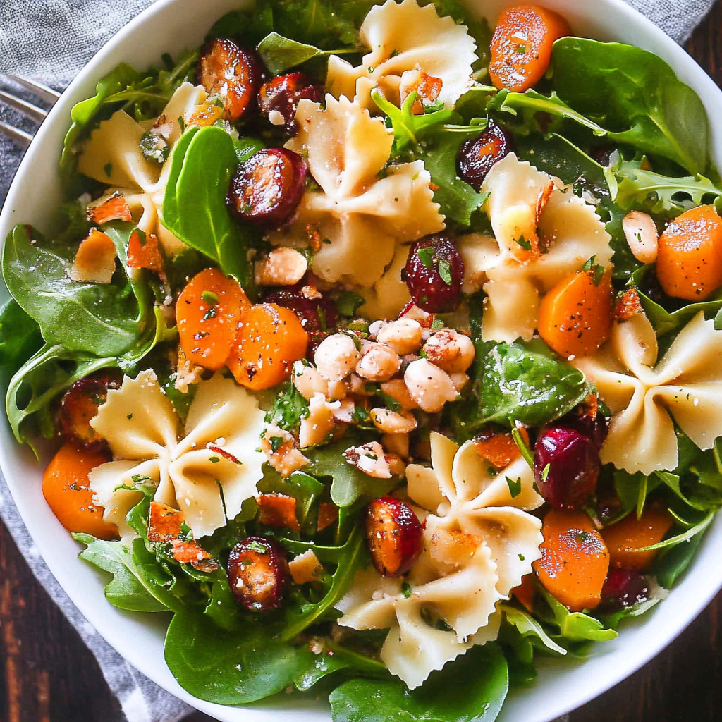 Fall Salad with Maple-Lime Dressing