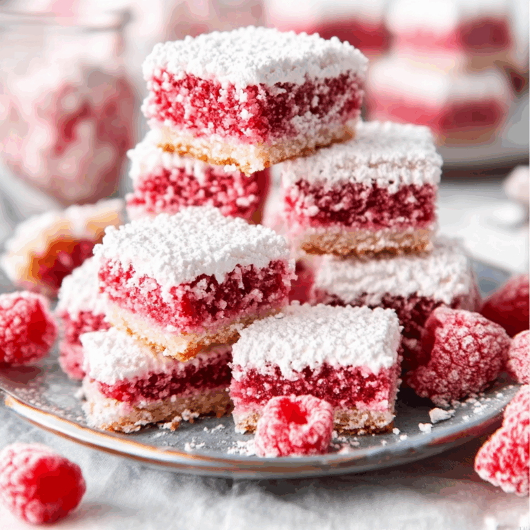 Raspberry Lamingtons